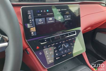 Touchscreen of 2023 Maserati Grecale